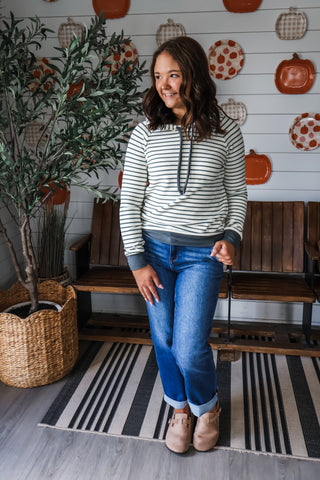Capture The Cozy • Olive Stripe