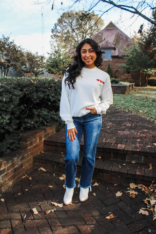 Jesus Loves You Sweatshirt • White