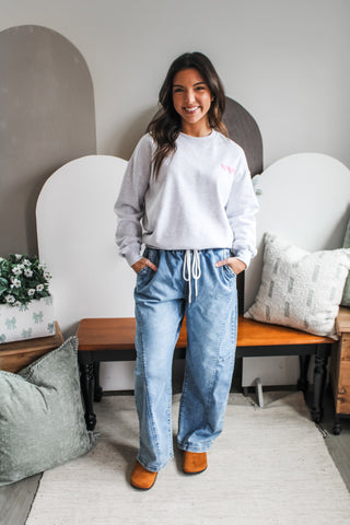 Spread The Love Of Jesus Sweatshirt • Ash Grey