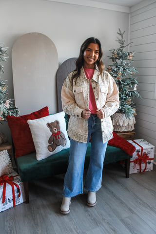 Home For The Holidays • Cream Floral