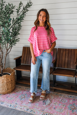 Color Crush Stripes • Watermelon