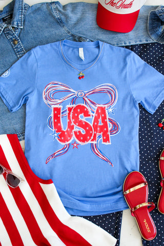 Freedom Fest USA Graphic Tee • Heather Blue
