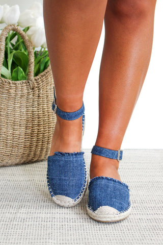 Venice Espadrille Sandal • Denim - FINAL SALE