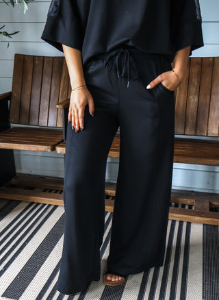 City Chic Pant Set • Black