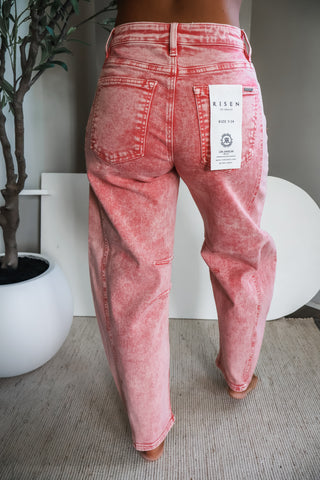 Olivia Barrel Leg Jean • Taffy