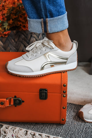 Winning Streak Modern Sneaker • Gold Combo