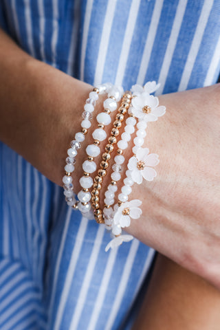Blooming Days Bracelet • White