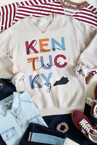 A Kentucky Fall Graphic Sweatshirt • Cosmic Latte