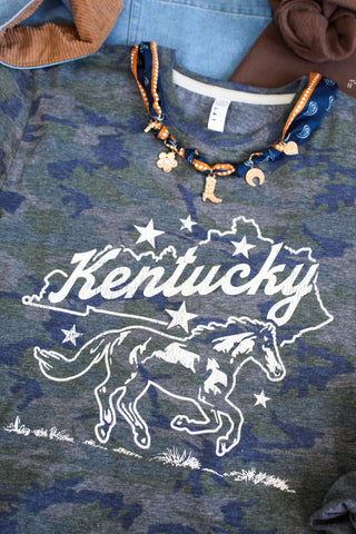 Kentucky Spirit Graphic Tee • Camo