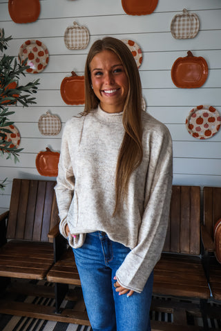 Honeycrisp Hayrides Sweater • Oatmeal
