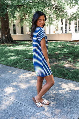 Dockside Days • Navy Stripes