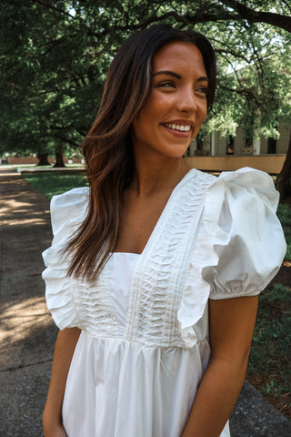 lovely midi dress Lovely steps • white midi dress – The Dirt Road (TDR)