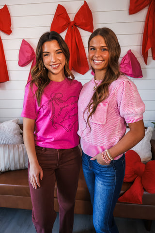 You Are So Loved Graphic Tee • Fuchsia