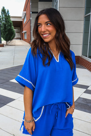 Hot Summer Days Short Set • Blue