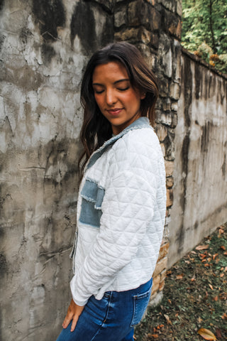 Dreaming Of A White Christmas Shacket