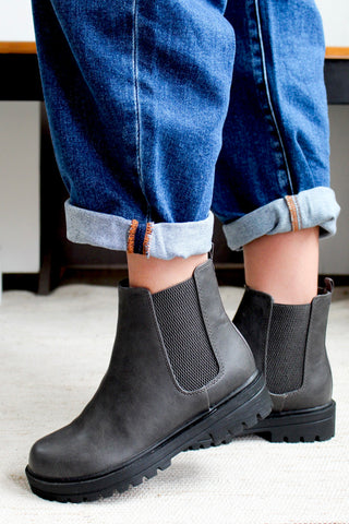 Libby Chelsea Boot • Dark Grey