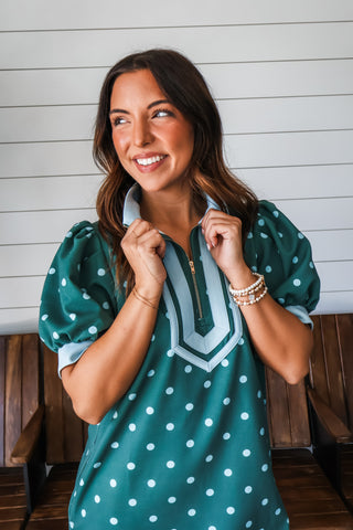 Pretty Moments Dotted Mini • Green