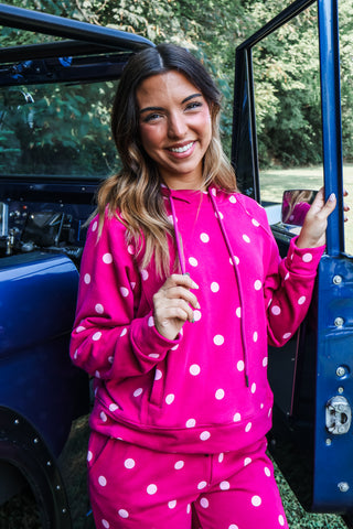 Playful Spot Pullover • Berry
