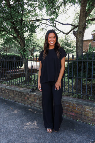 Daily Downtime Pant Set • Black