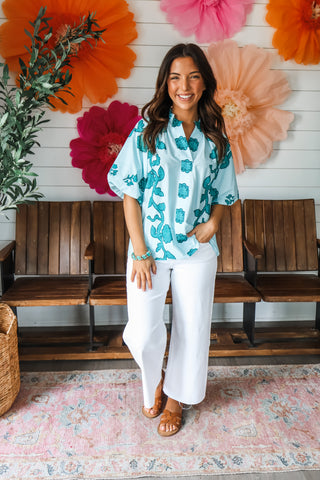 Beautiful Blossoms • Teal