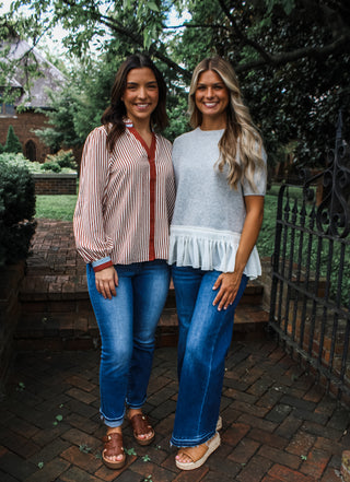 Down to Business • cinnamon stripe