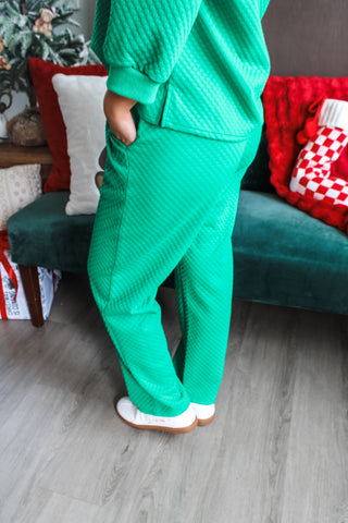Merry & Bright Pant Set • Kelly Green