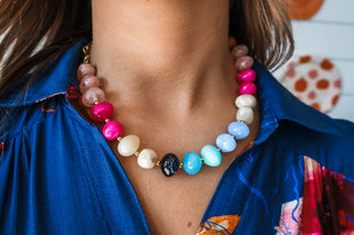 Fireside Fun Statement Necklace • Candy