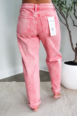 Gigi Star Print Boyfriend Jean • Taffy