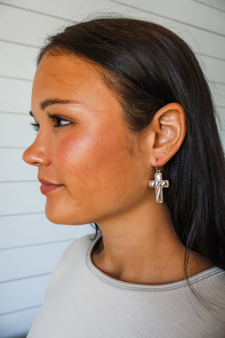 Guided By Grace Earrings • Silver Mix