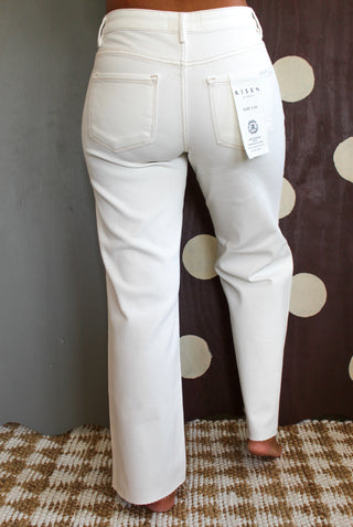 Oakley Straight Leg | Tummy Control • Cream
