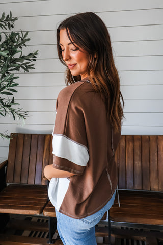 Edgy Essential Colorblock • Brown