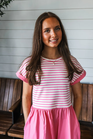 Effortlessly Styled • Pink Stripe