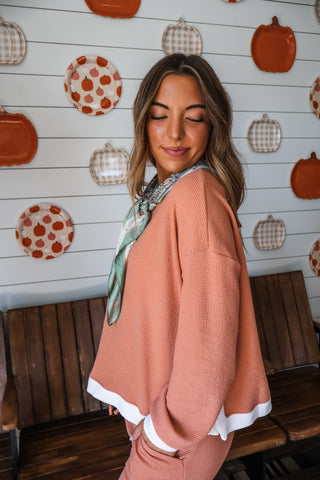 Soft & Sweet Pullover • Peach