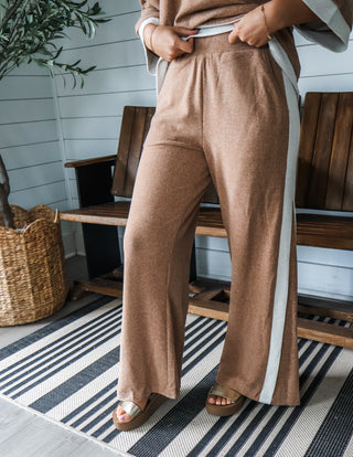 Soft Launch Pant Set • Heather Tan