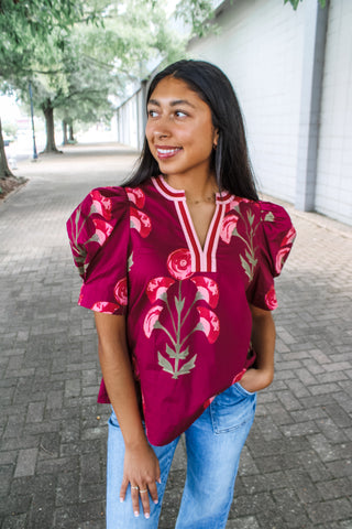 Graceful Moment • cranberry - FINAL SALE