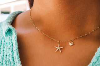 Seashore Sparkle Necklace • Gold