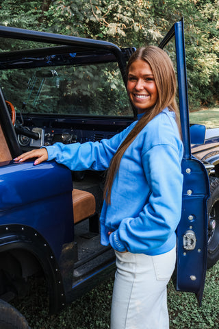 Celebrate The Cozy Pullover • Blue