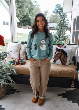 Whisker Wonderland Graphic Tee • Sage