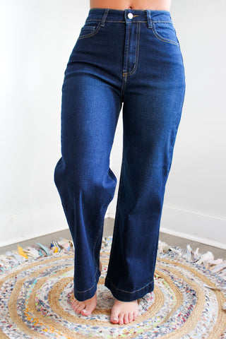 Romy Wide Leg Jean • Dark Wash
