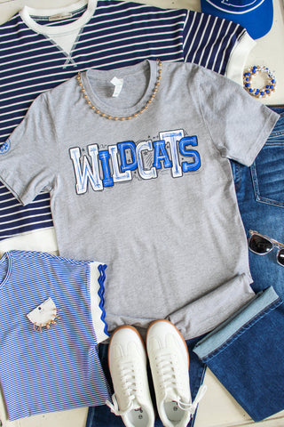 Go Wildcats Graphic Tee • Heather Grey