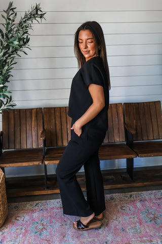 Elevated Essential Pants • Black