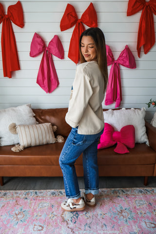 Teddy Bear Pullover • Sand