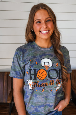 Hoop There It Is Graphic Tee • Camo