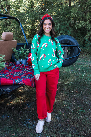 Candy Cane Wishes • Green