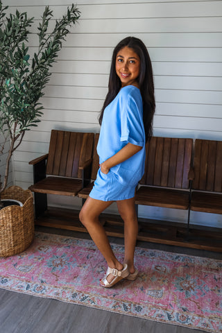 Made To Match Short Set • Blue