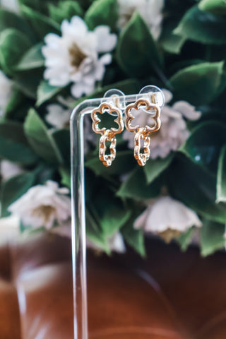 Bloom With Grace Earrings • Gold