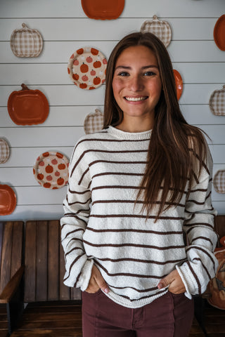 Cider Season Stripes • Cream