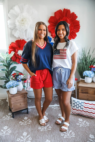 Star-Spangled Banner Top • White