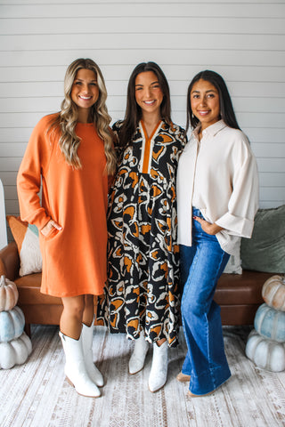 Leaf Peeping Season • Black Multi