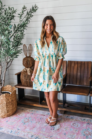 Daffodil Darling Pocket Dress • Yellow